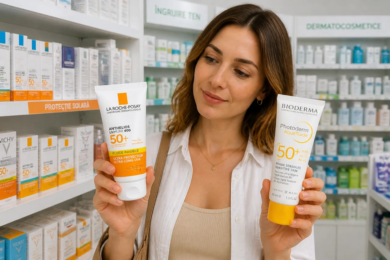 alegerea unei creme SPF din farmacia românească