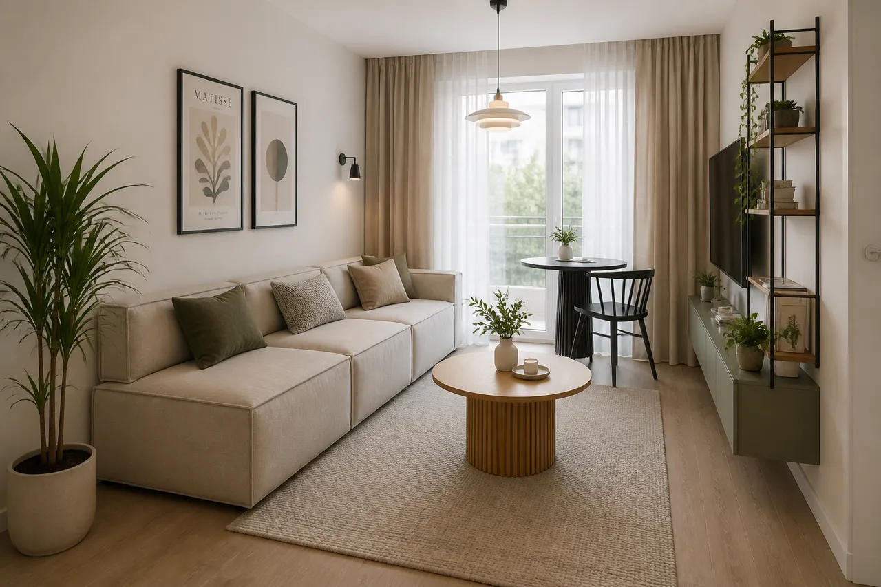 canapea modulară pentru living mic