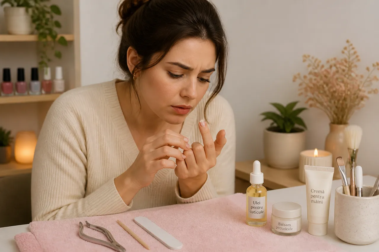 unghii exfoliate și manichiură agresivă